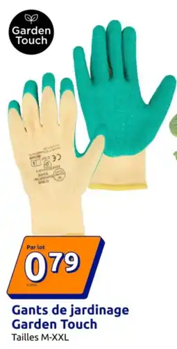 Action Gants de jardinage Garden Touch offre