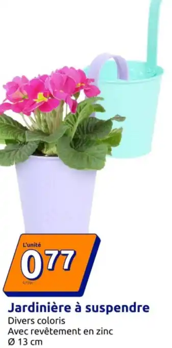 Action Jardinière à suspendre offre