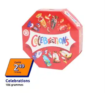Action CELEBRATIONS offre
