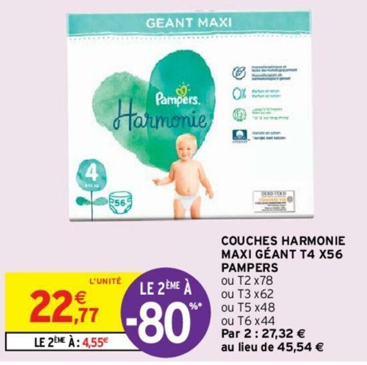 Promo Couches harmonie maxi géant chez Intermarché