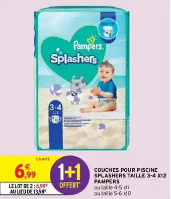 Intermarché Couches pour piscine splashers taille offre