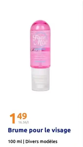 Action Brume pour le visage offre