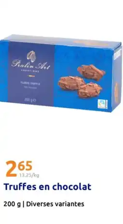 Action Truffes en chocolat offre