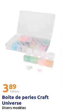 Action Boîte de perles Craft Universe offre
