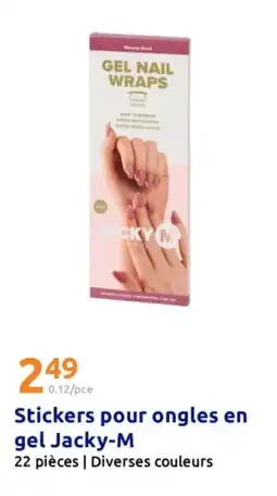 Action JACKY M Stickers pour ongles en gel offre