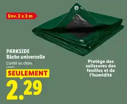 Lidl PARKSIDE Bâche universelle offre