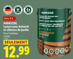 Lidl PARKSIDE Lasure pour boiserie et clôtures de jardin offre
