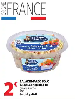 Auchan Salade marco polo la belle henriette offre