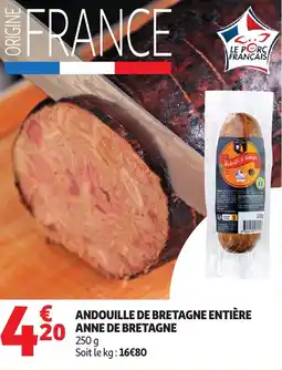 Auchan Andouille de bretagne entière anne de bretagne offre