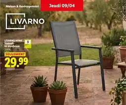 Lidl LIVARNO HOME Fauteuil en aluminium offre