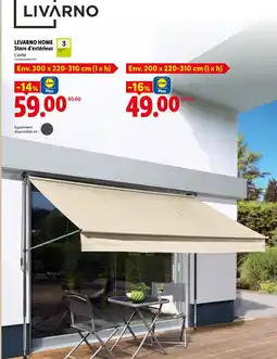 Lidl LIVARNO HOME Store d'extérieur offre