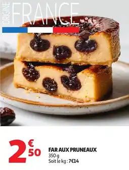 Auchan Far aux pruneaux offre