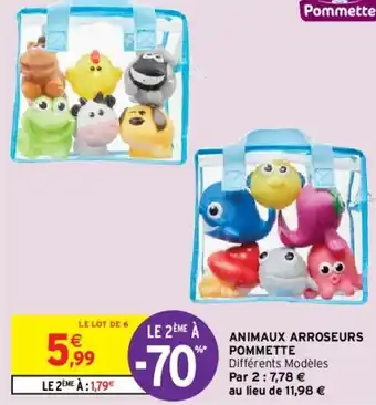 Intermarché Animaux arroseurs pommette offre