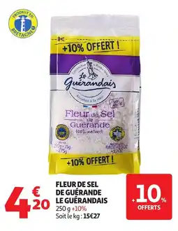 Auchan Fleur de sel de guérande le guérandais offre