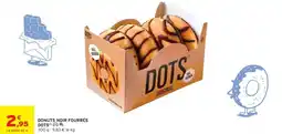 Intermarché Donuts noir fourrés dots offre