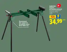 Lidl PARKSIDE Support de machine universel offre