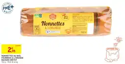 Intermarché Nonnettes au miel fourrées a l'orange maison crétet offre