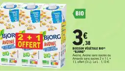 E.Leclerc Bjorg boisson végétale bio offre