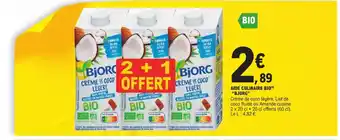E.Leclerc Bjorg aide culinaire bio offre