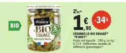 E.Leclerc D'aucy légumes le bio engagé offre