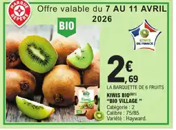 E.Leclerc Bio village kiwis bio offre