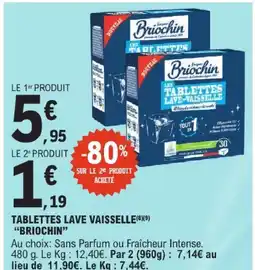 E.Leclerc Briochin tablettes lave-vaisselle offre