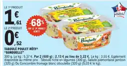 E.Leclerc Bonduelle taboulé poulet rôti offre