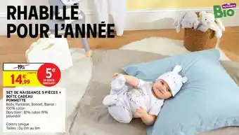 Intermarché Set de naissance 5 pièces offre