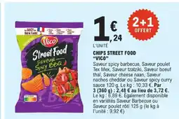 E.Leclerc Vico chips street food offre