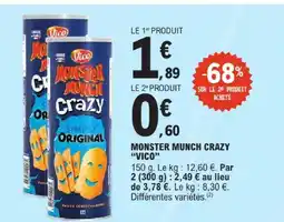 E.Leclerc Vico monster munch crazy offre