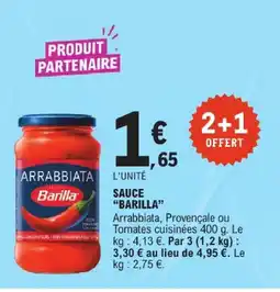 E.Leclerc Barilla sauce offre