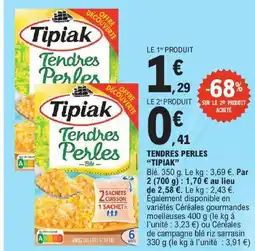 E.Leclerc Tipiak tendres perles offre