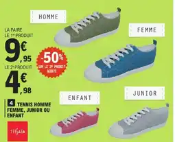E.Leclerc Tissaia tennis homme offre