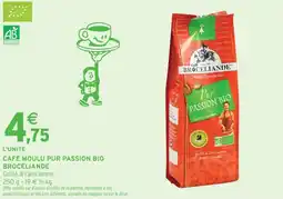 Intermarché Café moulu pur passion bio brocéliande offre
