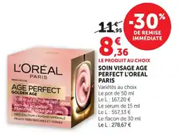 Maximarché Soin visage age perfect l'oreal paris offre