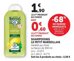 Maximarché Shampooing le petit marseillais offre