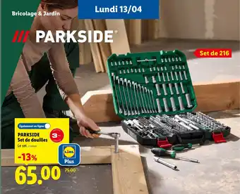 Lidl PARKSIDE Set de douilles offre