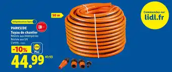 Lidl PARKSIDE Tuyau de chantier offre