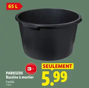 Lidl PARKSIDE Bassine à mortier offre