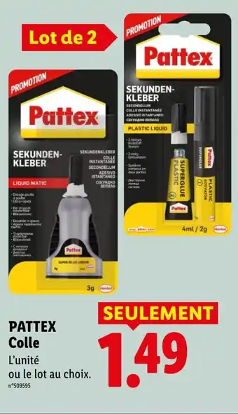 Lidl PATTEX Colle offre