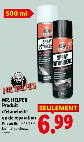 Lidl MR. HELPER Produit d'étanchéité ou de réparation offre