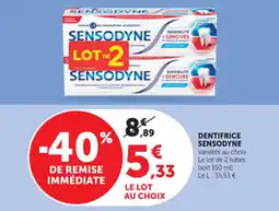 Maximarché Dentifrice sensodyne offre