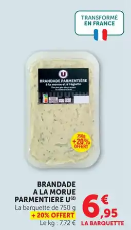 Maximarché Brandade a la morue parmentiere u offre