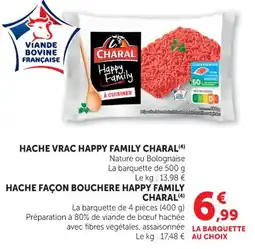 Maximarché Hache vrac happy family charal offre