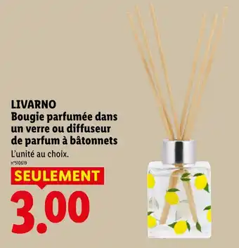 Lidl LIVARNO Bougie parfumée dans un verre ou diffuseur de parfum à bâtonnets offre