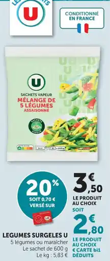 Maximarché Legumes surgeles u offre
