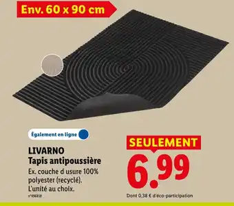 Lidl LIVARNO Tapis antipoussière offre
