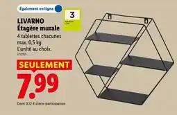 Lidl LIVARNO Étagère murale offre