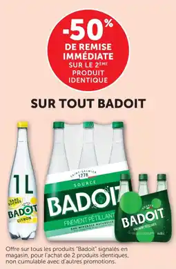 Maximarché Sur tout badoit offre