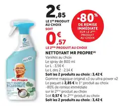 Maximarché Nettoyant mr propre offre